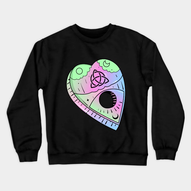 Magic Witchy heart Crewneck Sweatshirt by Mooxy